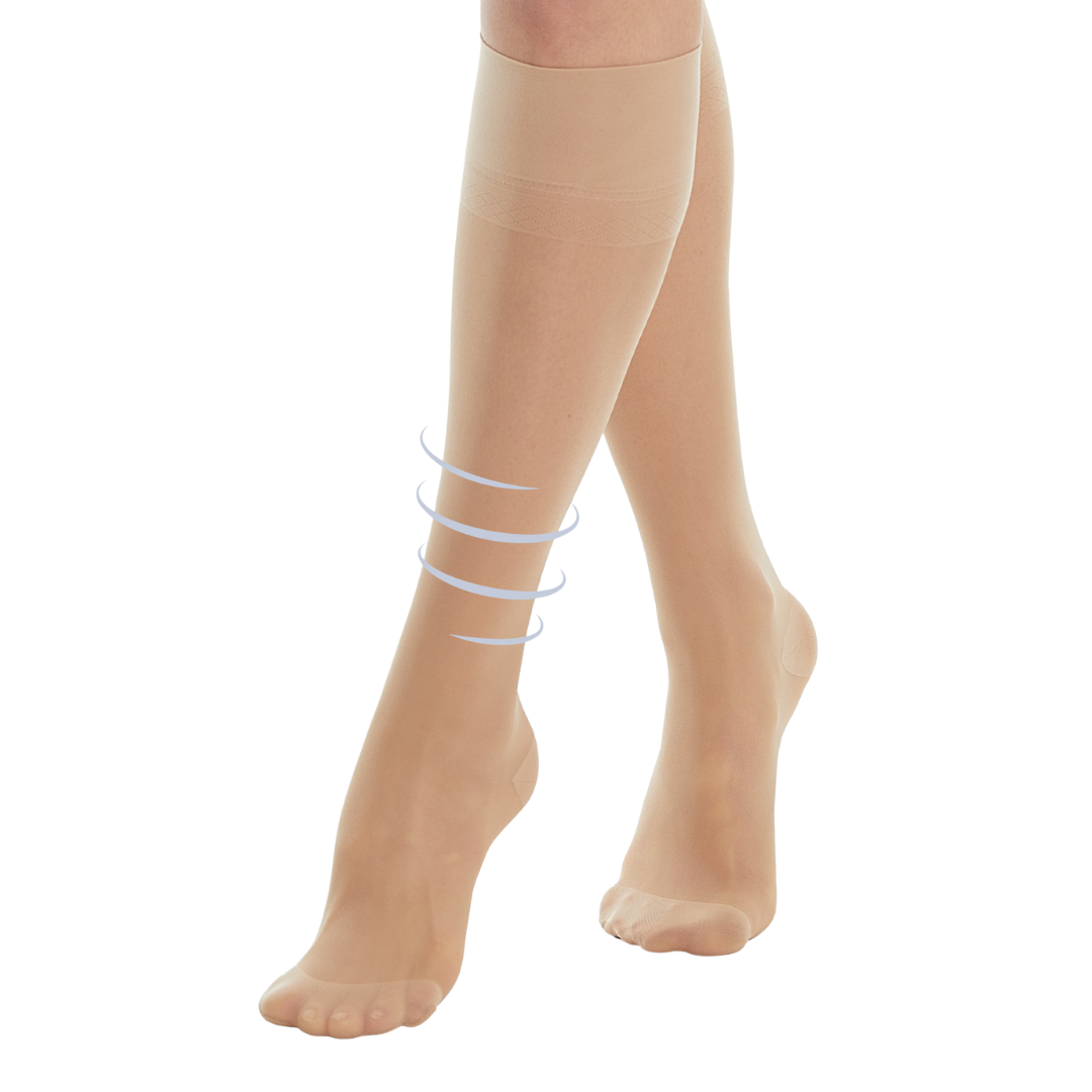 Cette Active - Knælange Støttestrømper, Nylon, 70 denier