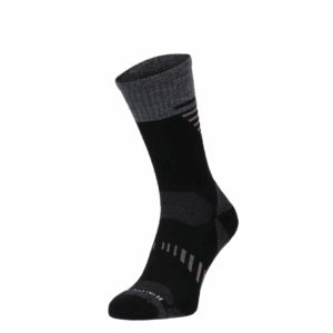 Ascend II Crew Men Compression Hiking Socks Black - stoettestroemper (1)